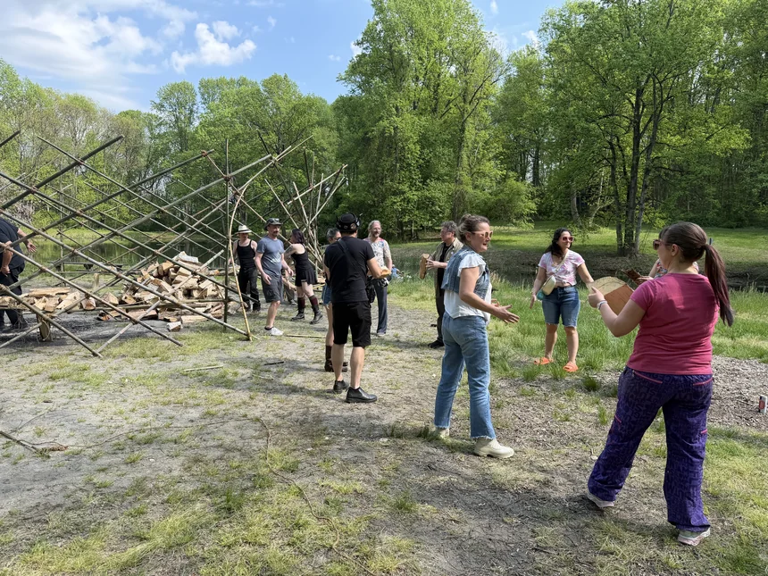Log Jam Halts Construction of Alphagy
